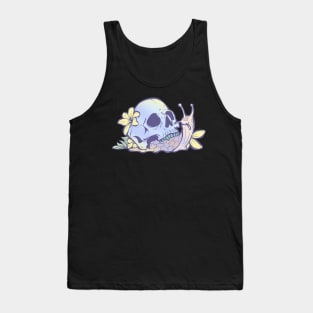 Pastel Goth Kawaii Eboy Egirl Emo Cute Skull Snail Grunge Tank Top